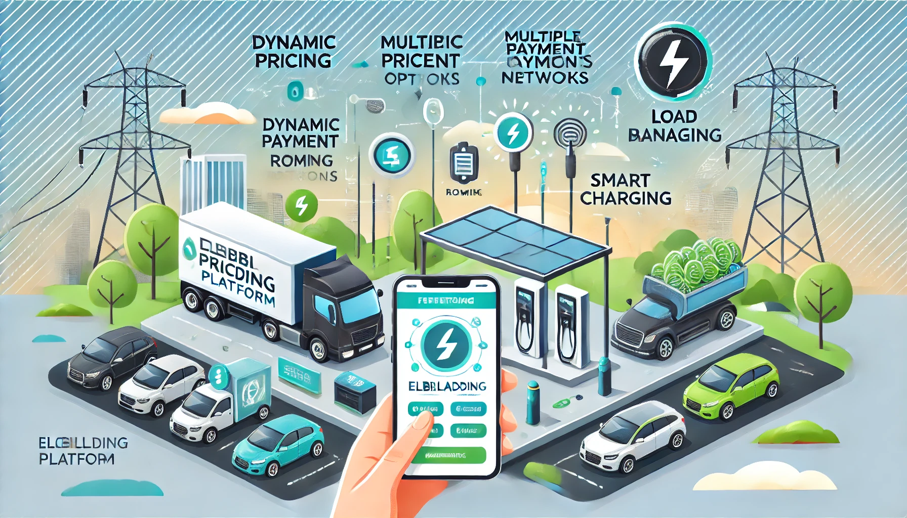 Elbilsladdning, ev plattform, laddstation